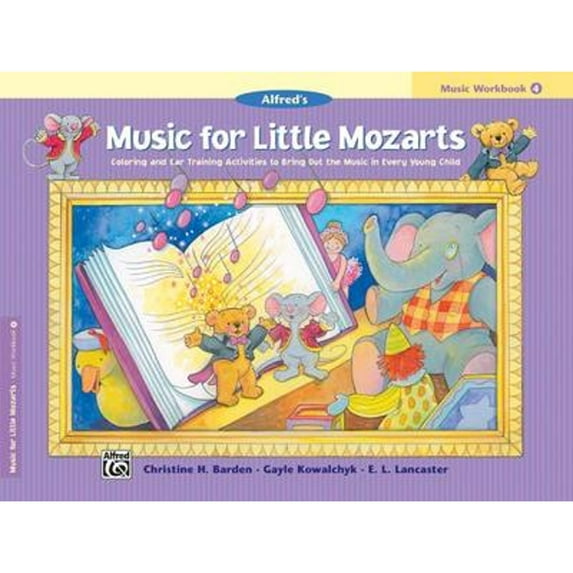 Pre-Owned Music for Little Mozarts Music for Little Mozarts Music Workbook, Bk 4: Coloring and Ear Training Activities to Bring Out the Music in Every Youn, Book 4, (Paperback)