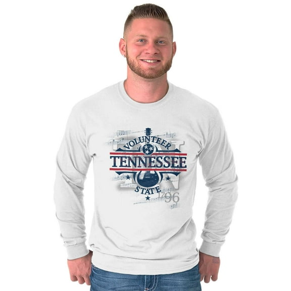 Music Long Sleeve Tees Shirts T-Shirts Tennessee Volunteer State Nashville Memphis