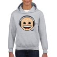 thumbnail image 1 of Music Lover Fun Graphic Dj Trendy Graphic Symbol Youth's Hoodie, 1 of 4