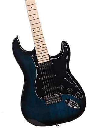 Music Lover GST Stylish Electric Guitar Kit with Black Pickguard Dark Blue 3-7 Days Delivery$$Musical Instruments