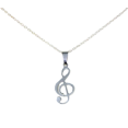 thumbnail image 1 of Music Lovers Treble Clef Pendant Necklace, 1 of 1
