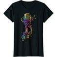 thumbnail image 1 of Music Loving Microphone Gift Design Musicians T-Shirt, 1 of 3