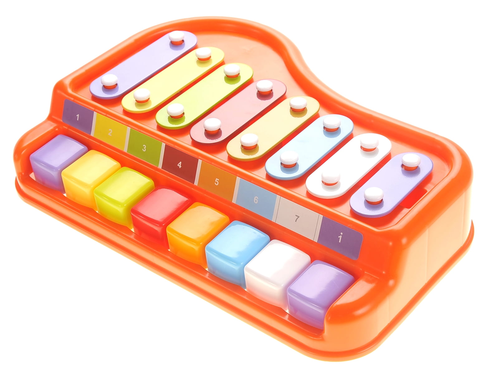 Music Magic PlayWorld 2 In 1 Xylophone - Piano with Music Sheet, Songbook