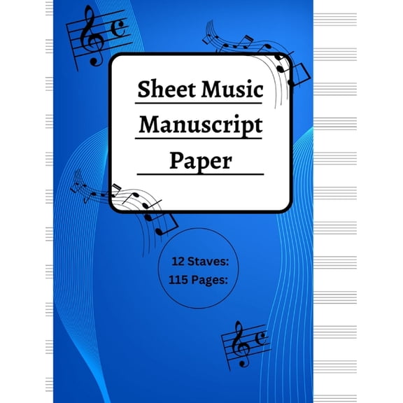 Music Manuscript Paper, (Paperback)