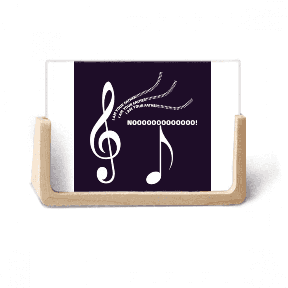 Music Melody Sing Art Deco Fashion Photo Wooden Photo Frame Tabletop Display