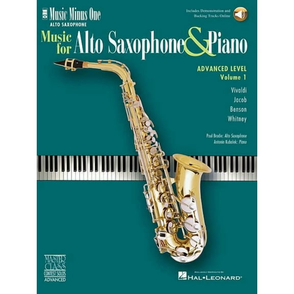 Music Minus One (Numbered): Advanced Alto Sax Solos - Volume 1: Music Minus One Alto Saxophone (Other)