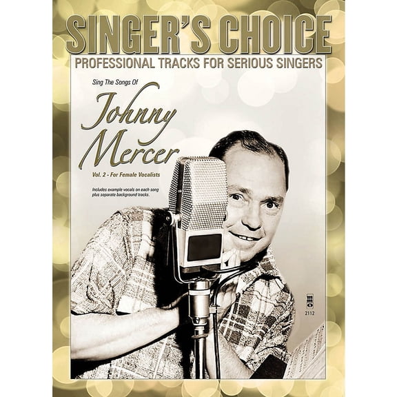 Music Minus One Sing the Songs of Johnny Mercer, Volume 2 (for Female Vocalists) Music Minus One Softcover with CD