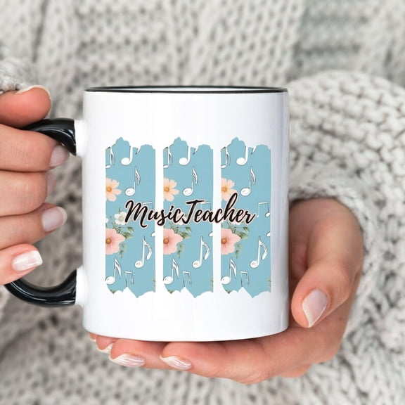 Music Mug, Gift for Music TeaC1her, Singing mug, Musician gift, Funny TeaC1her Gift, School Choir Gift, C1hurch Choir Coffee Cup