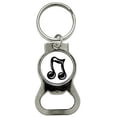thumbnail image 1 of Music Musical Note Bottle Cap Opener Keychain Ring, 1 of 1