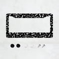 thumbnail image 1 of Music Musical Note License Plate Prame Aluminum Rust-Proof Auto Parts License Plate Decorative Screws Fit Standard 2 Holes 1 U.S. License Plate, 12.2x 6.3 Inch, 1 of 7