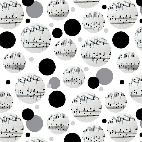 Music Musical Notes Score Composition Premium Gift Wrap Wrapping Paper Roll Pattern
