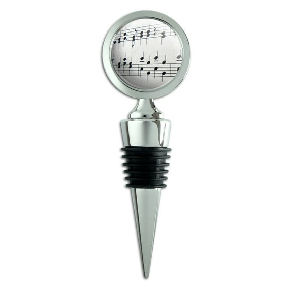 Music Musical Notes Score Composition Wine Bottle Stopper