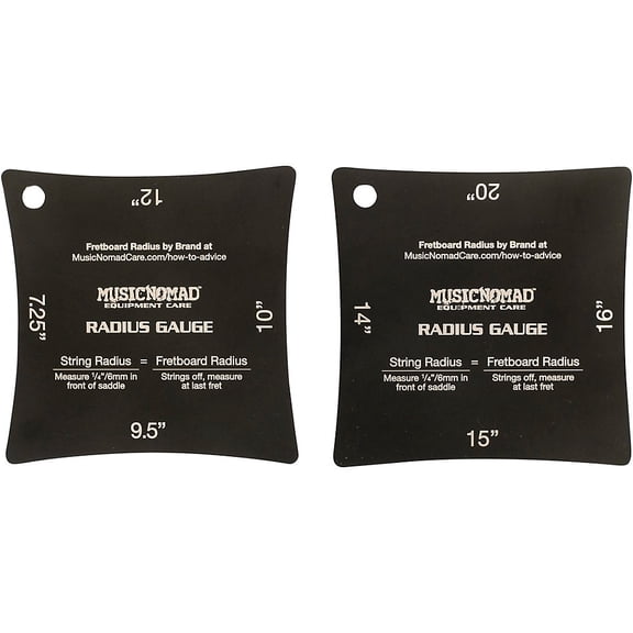 MusicNomad Precision Radius Gauge Set - 2 Pack