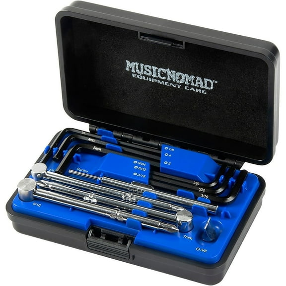 MusicNomad Premium Guitar Tech Truss Rod Wrench Set - 11 pcs. MN235