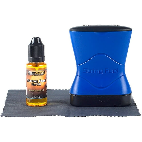 MusicNomad String Fuel Guitar String Cleaner/Lubricant Care Kit-3 Piece (MN145)