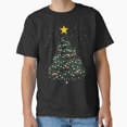 thumbnail image 1 of Music Note Christmas Tree Funny Holiday Graphic for Musician Unisex T-Shirt, for men & women, up to size 5XL, 1 of 2