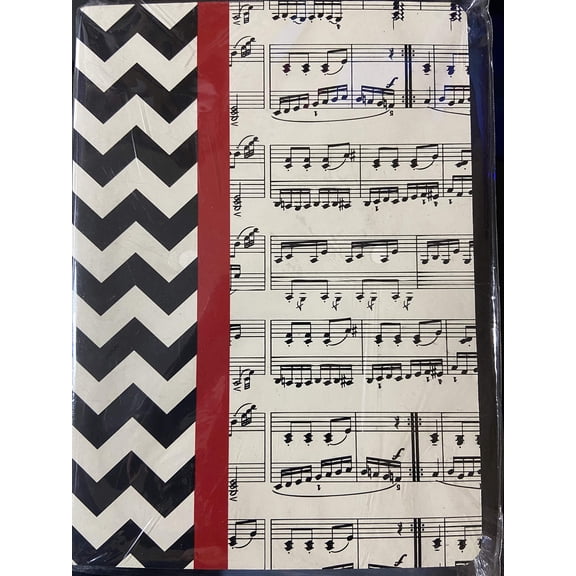 Music Note Cover Journal