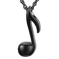 thumbnail image 1 of Music Note Cremation Pendant Small Urns For Ashes Keepsake Urn Necklace Cremation Jewellery Urns for Musicians, 1 of 6