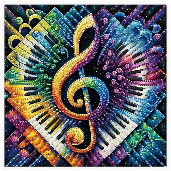 Music Note Diamond Art Painting Kit