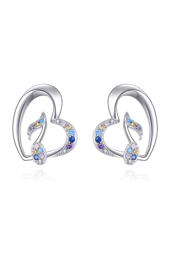 Music Note Earrings 925 Sterling Silver Eighth Note Stud Earrings for Women Musical Jewelry Gifts for Music Lover Player