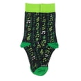 thumbnail image 1 of Music Note Matrix Socks from the Sock Panda (Adult Small - Shoe Sizes 2-5), 1 of 1