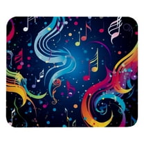 Music Note Mouse Pad for Wireless Mouse Home Office Desk Laptop with Rubber Base