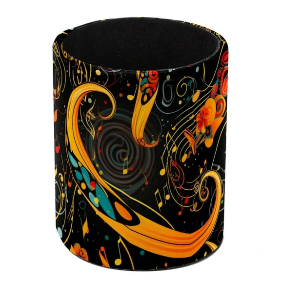 Music Note Pen Holder Stand Cup Pencil Holder Organizer Makeup Brush Holders for Home Office Desk