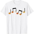 thumbnail image 1 of Music Note Pumpkin Fall Music Teacher Halloween Costume T-Shirt, 1 of 3