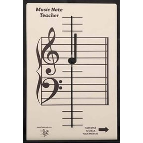 Music Note Teacher All-In-One Flashcard