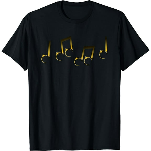 Music Note Total Solar Eclipse 2024 Music Teacher Outfit T-Shirt