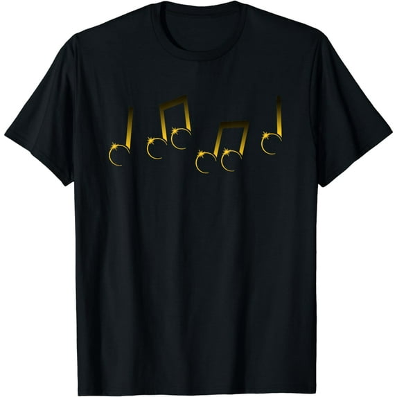Music Note Total Solar Eclipse 2024 Music Teacher Outfit T-Shirt
