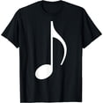 thumbnail image 1 of Music Note Women T-Shirt Black Large, 1 of 4