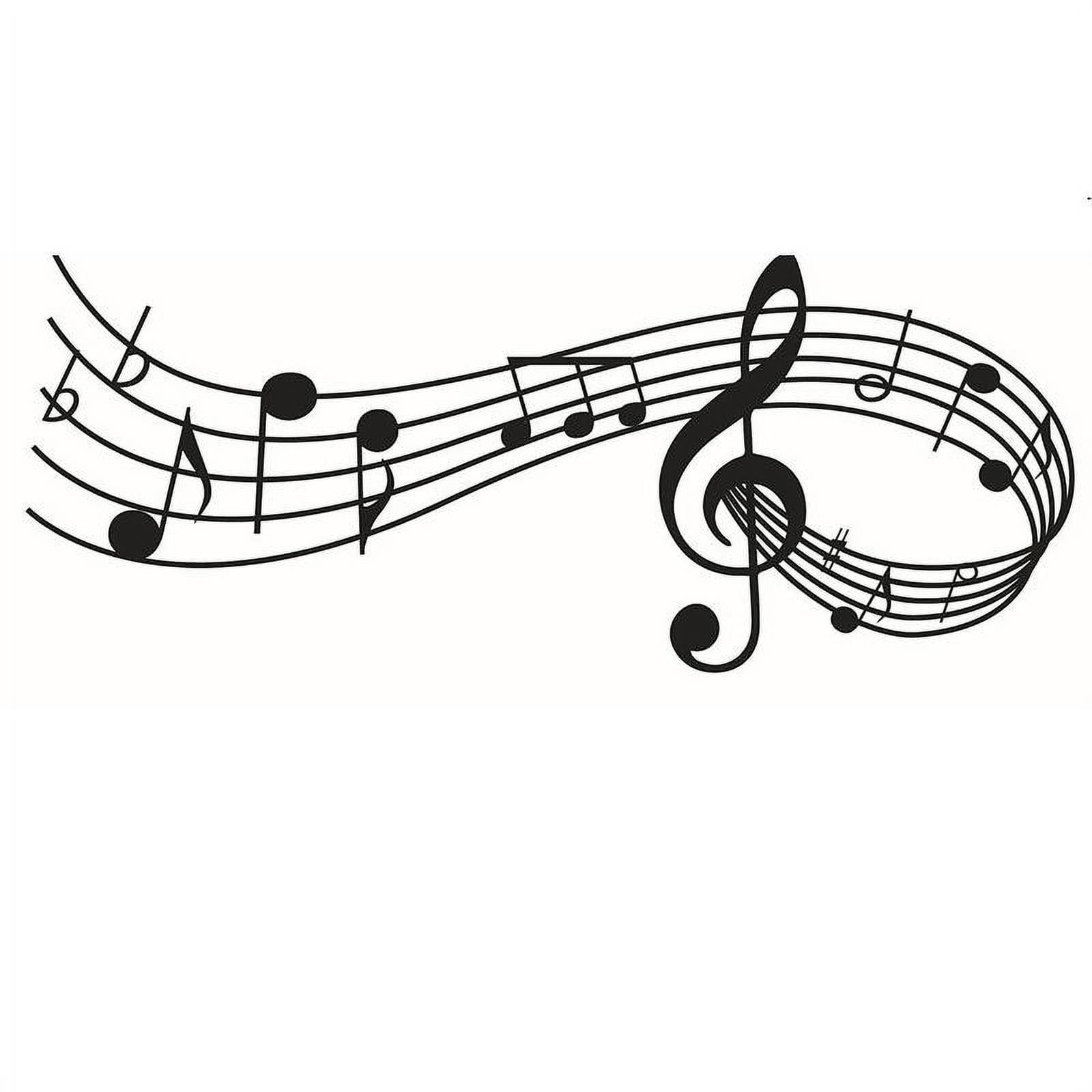 Music notes band room home removable wall stickers decor wall h3n3 cs