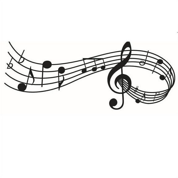 Music Notes Band Room Home Removable Wall Stickers Lot Decor Wall E9K0