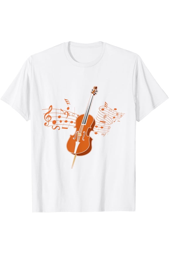 Music Notes Cello T-Shirt