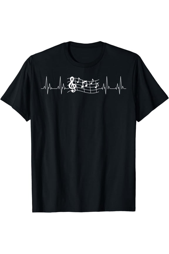 Music Notes Design For Men Women Kids Theater Choir Musician T-Shirt