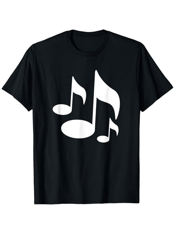 Music Notes Funny Creative Graphic T-Shirt Musical Piano Teacher Choir Gift