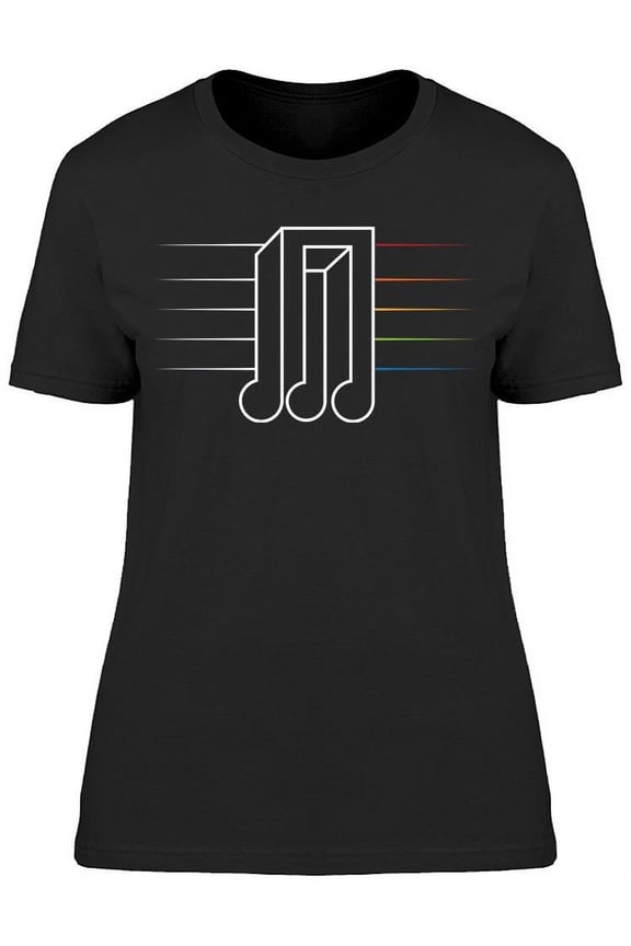 Music Notes Graphic Women's T-shirt