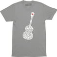 thumbnail image 1 of Music Notes Guitar Lover - Player Musician Design Men's T-Shirt, 1 of 4