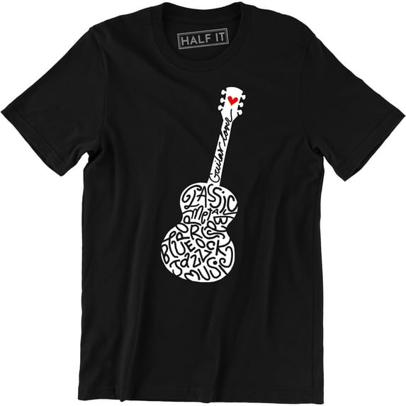 Music Notes Guitar Lover - Player Musician Design Men's T-Shirt