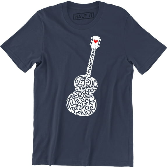 Music Notes Guitar Lover - Player Musician Design Men's T-Shirt