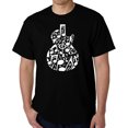 thumbnail image 1 of Music Notes Guitar - Men's Word Art T-Shirt, 1 of 2