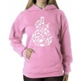 thumbnail image 1 of Music Notes Guitar - Women's Word Art Hooded Sweatshirt, 1 of 2