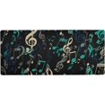 thumbnail image 1 of Music Notes Large Gaming Mouse Pad Big Mousepad Mice Keyboard Mat with Non-Slip Rubber Base for Computer Laptop Home & Office, 31.5 X 11.8 inch, 1 of 6