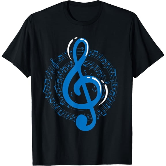 Music Notes Musician Music Treble Clef T-Shirt