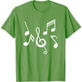 thumbnail image 1 of Music Notes Simple Softstyle Unisex T-Shirt, 1 of 5