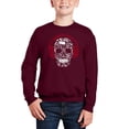 thumbnail image 1 of Music Notes Skull - Boy's Word Art Crewneck Sweatshirt, 1 of 3