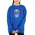 thumbnail image 1 of Music Notes Skull - Girl's Word Art Crewneck Sweatshirt, 1 of 3