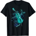 thumbnail image 1 of Music Notes Treble Clef Cellist Gift Orchestra Cello T-Shirt, 1 of 5