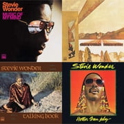 Music Of My Mind & Innervisions & Talking Book & Hotter Than July [LP Vinyl Bundle]